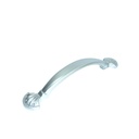 TIRADOR PARA MUEBLES 96MM PLATEADO