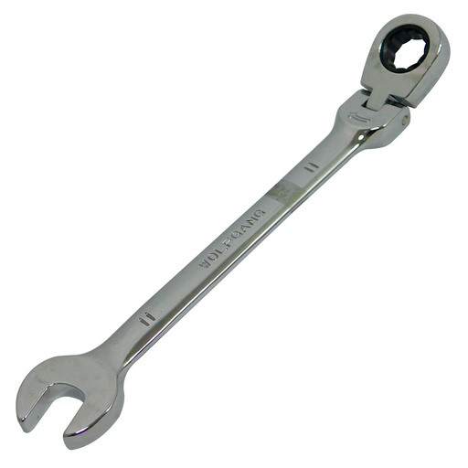[2477] LLAVE COMBINADA 11MM CON RATCHET MOVIBLE WOLFGANG