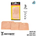 JUEGO DE ESPATULAS PVC 3PZAS SECURITY