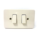 APAGADOR DOBLE BLANCO F1200-IVORY VOLTAGE