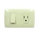 APAGADOR COM TOMA BEIGE SECURITY A136-138A-07