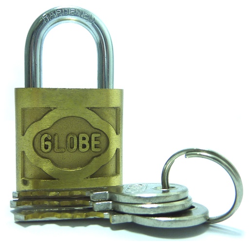 [3917] CANDADO 50MM BRONCE GLOBE