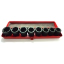 JUEGO DE DADOS DE IMPACTO CORTOS 6 PUNTAS 8 PIEZAS SAE 3/4 CM-021