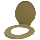 ASIENTO PARA INODORO BEIGE REDONDO RESIMOL