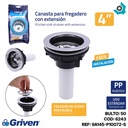 DESAGUE PARA FREGADERO 4" GRIVEN