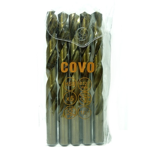 [6332] MECHA PARA HIERRO 1/2" 5 PIEZAS COVO