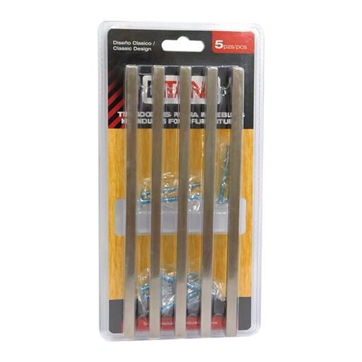 [6497] JUEGO DE TIRADORES 5PZAS 192MM LITANI