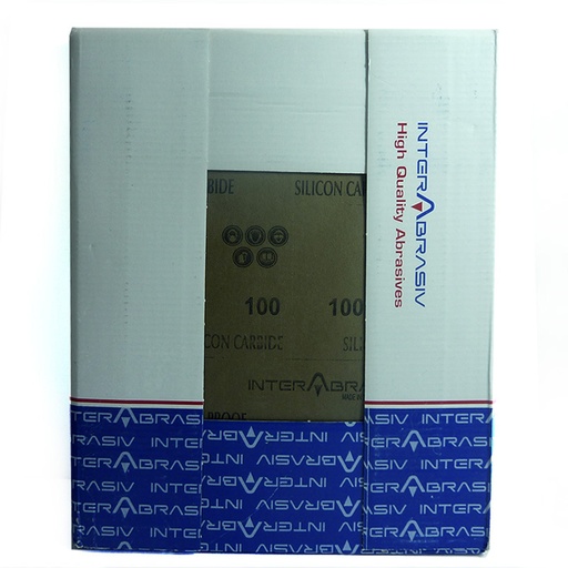 [6519] PAPEL DE LIJA DE AGUA 9" X 11" GRANO 100