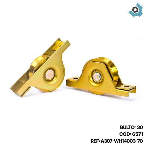 [6571] RUEDA O ROLDANA PARA PORTON 70MM - 2 1/2"