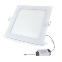 LAMPARA LED PARA EMPOTRAR CUADRADA 15W 7.5" VOLTAGE