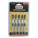 JUEGO DE TIRADORES 5 PZAS 96MM LITANI