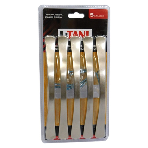 [6729] JUEGO DE TIRADORES 5PZAS 160MM LITANI