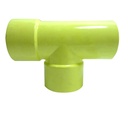 TEE AGUA SERVIDA DIAMETRO  50MM ESPESOR 1,8MM EMP. 130 PZAS