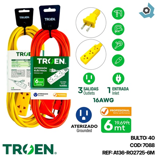 [7088] EXTENSION ELECTRICA TROEN 6M