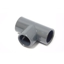 TEE PVC PRES 1/2" CXCXC TUBRICA