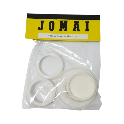 [7204] JUEGO DE TUERCA DE SIFON DE 1 1/2" JOMAI