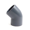 CODO 45GR PVC PRES SCH 80 1 1/2" HS TUBRICA