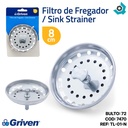 COLADOR PARA FREGADERO 8CM GRIVEN