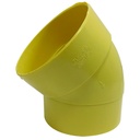 CODO 45GR PVC SANITARIO 160MM EXC TUBRICA