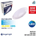 LAMPARA LED REDONDA 36W MULTIVOLTAJE ANGEL LIGHT