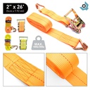 CORREA DE AMARRE CON TRINQUETE 2" X 26FT SECURITY